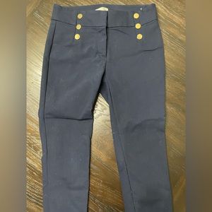Navy blue loft slacks.